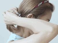 齐肩短发编发发型教程,齐肩中短发编发显脸小发量多