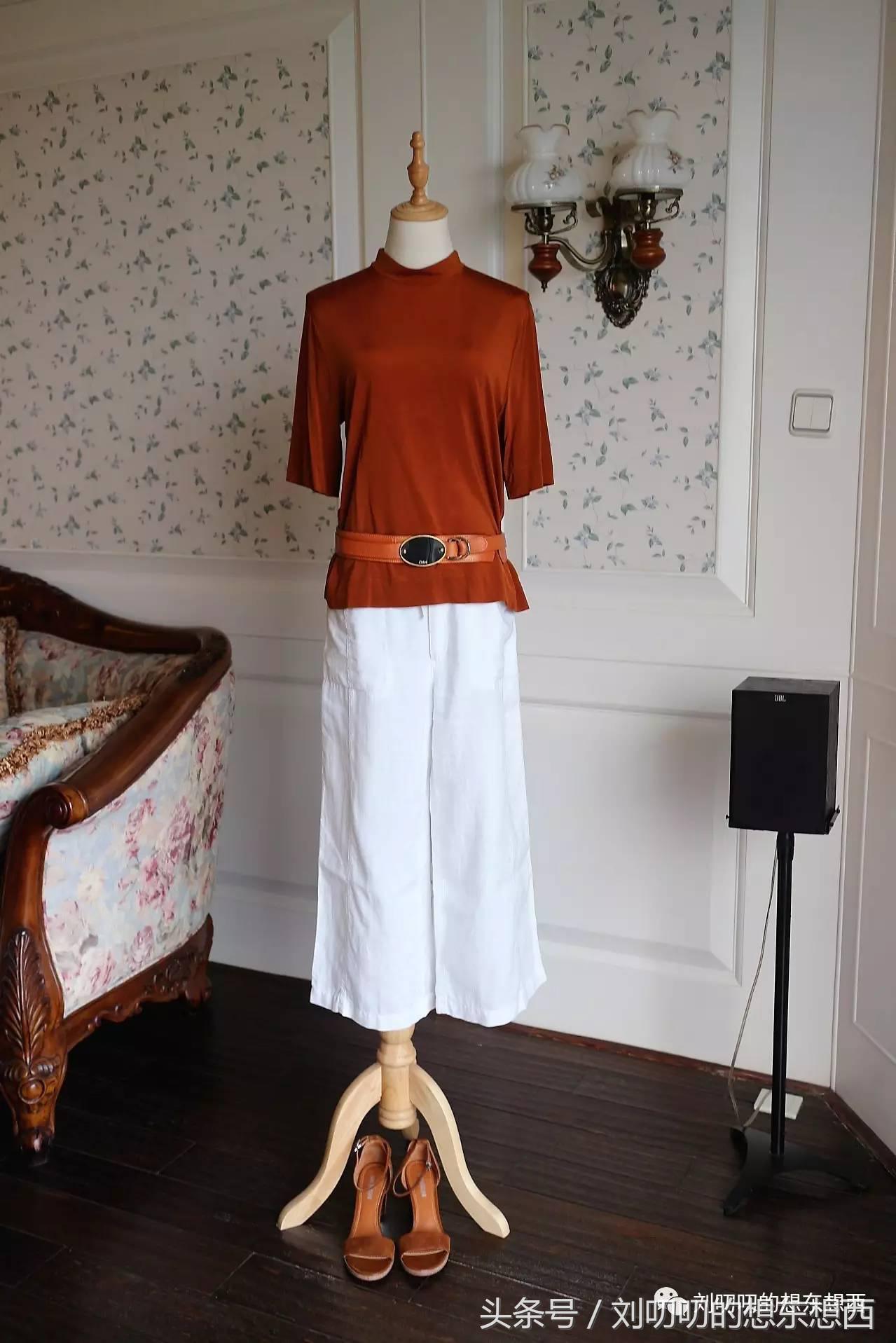 重磅棉T恤潮款,小众纯色t恤韩版