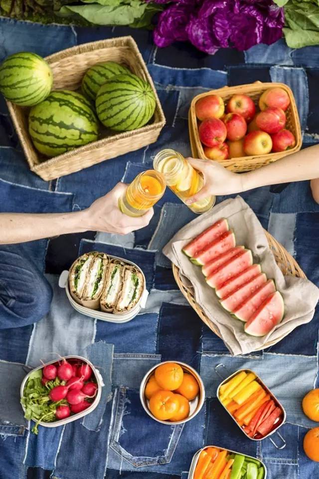 夏天该有的样子一起去野餐吧,夏天美好的野餐