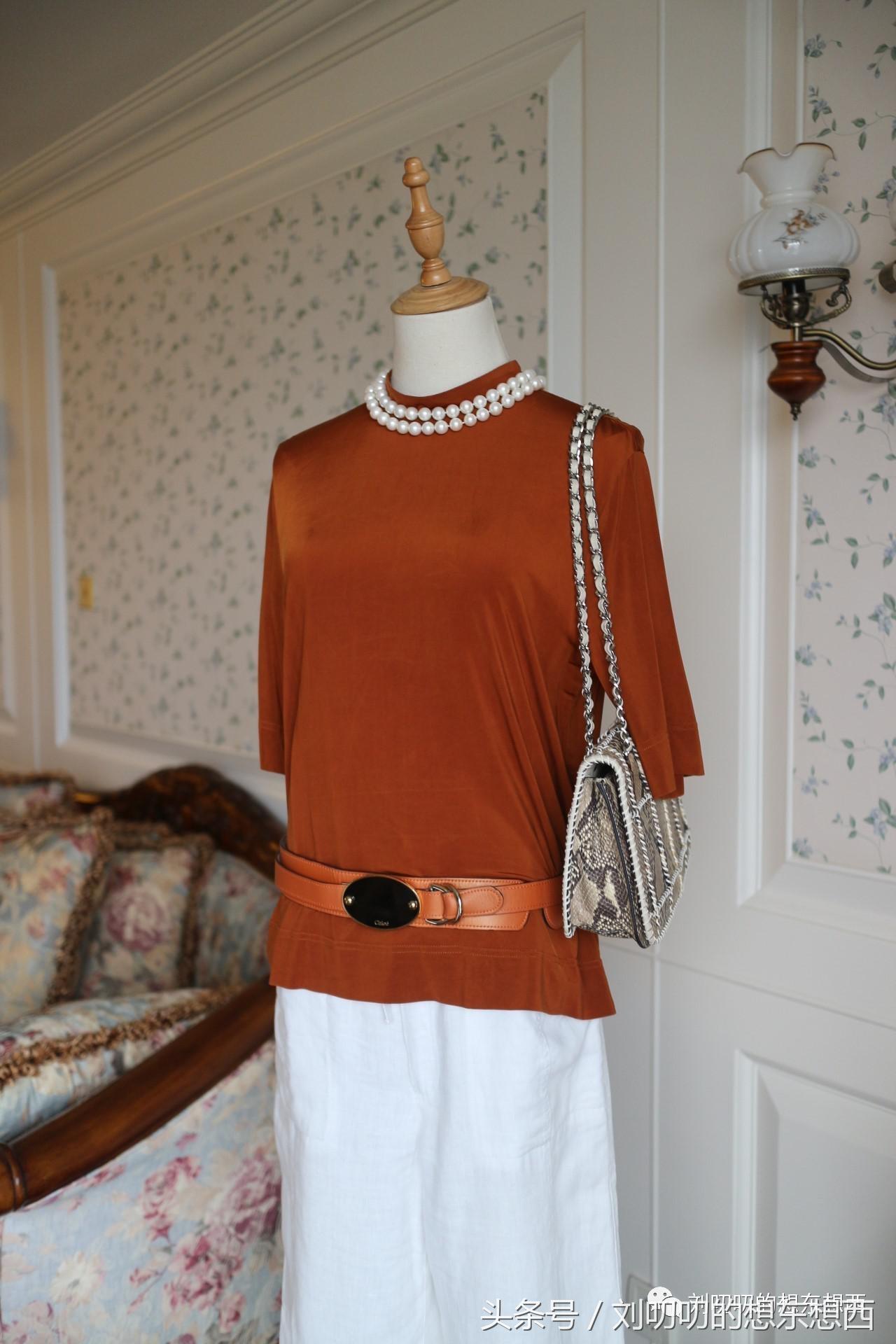 重磅棉T恤潮款,小众纯色t恤韩版