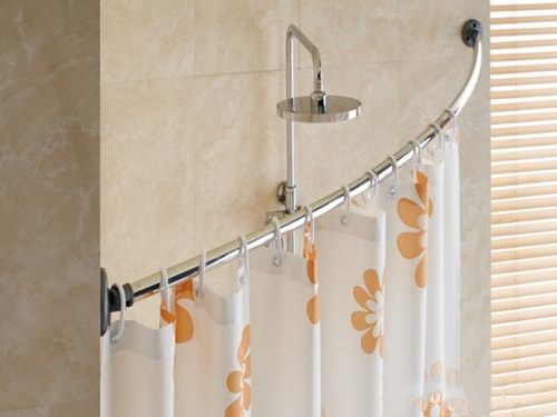 浴帘杆的装法,浴帘杆怎么安装好看