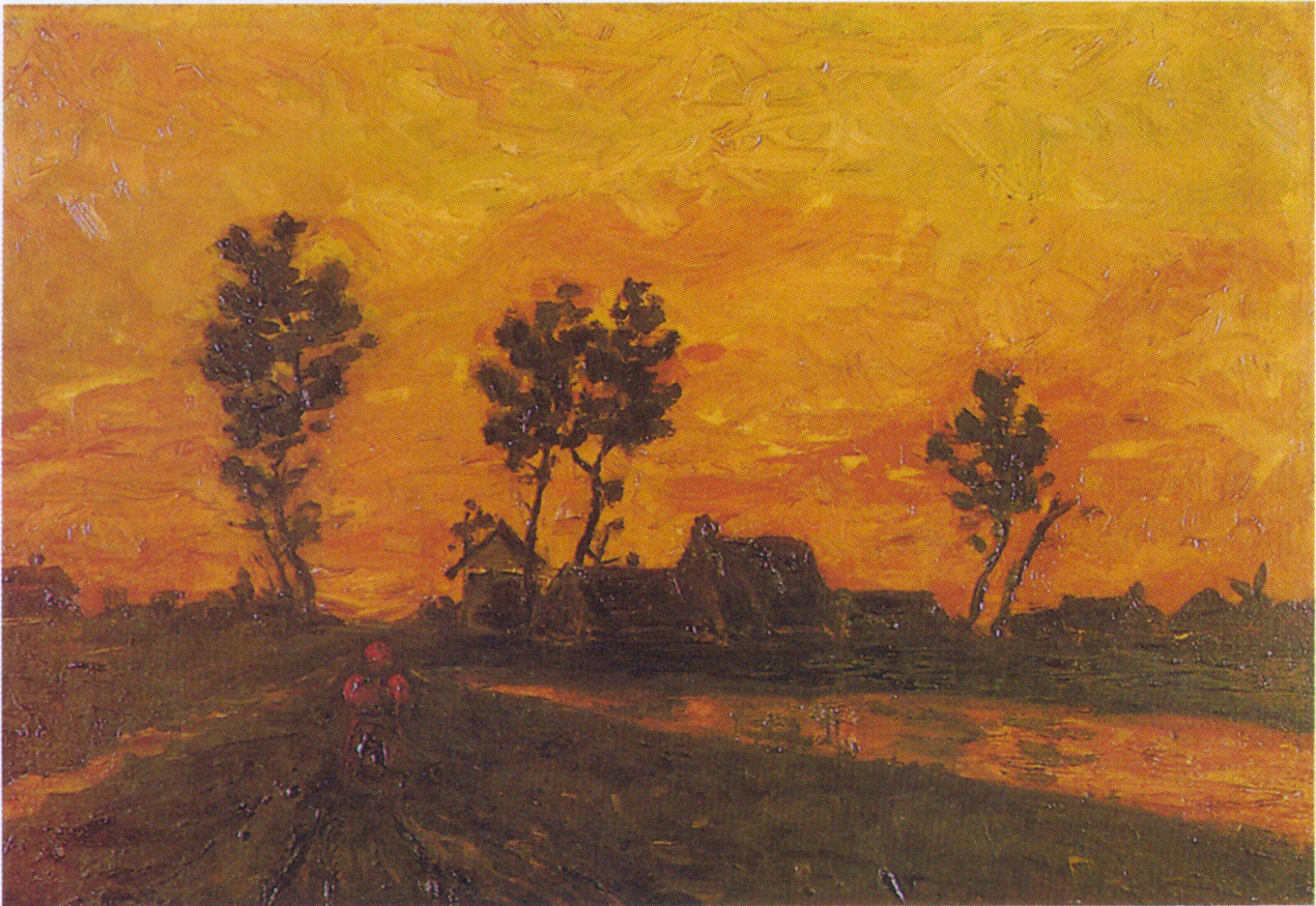 纽约大都会博物馆梵高向日葵油画,梵高非凡人生油画作品