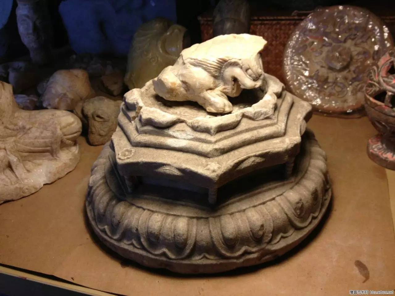 大莲花座折法,多层莲花座折法