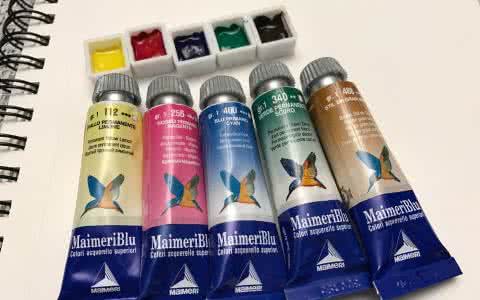 水彩颜料选择入门颜料,水彩颜料的真正用法