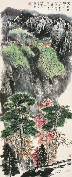 长安画派何海霞,长安画派代表画家何海霞创作