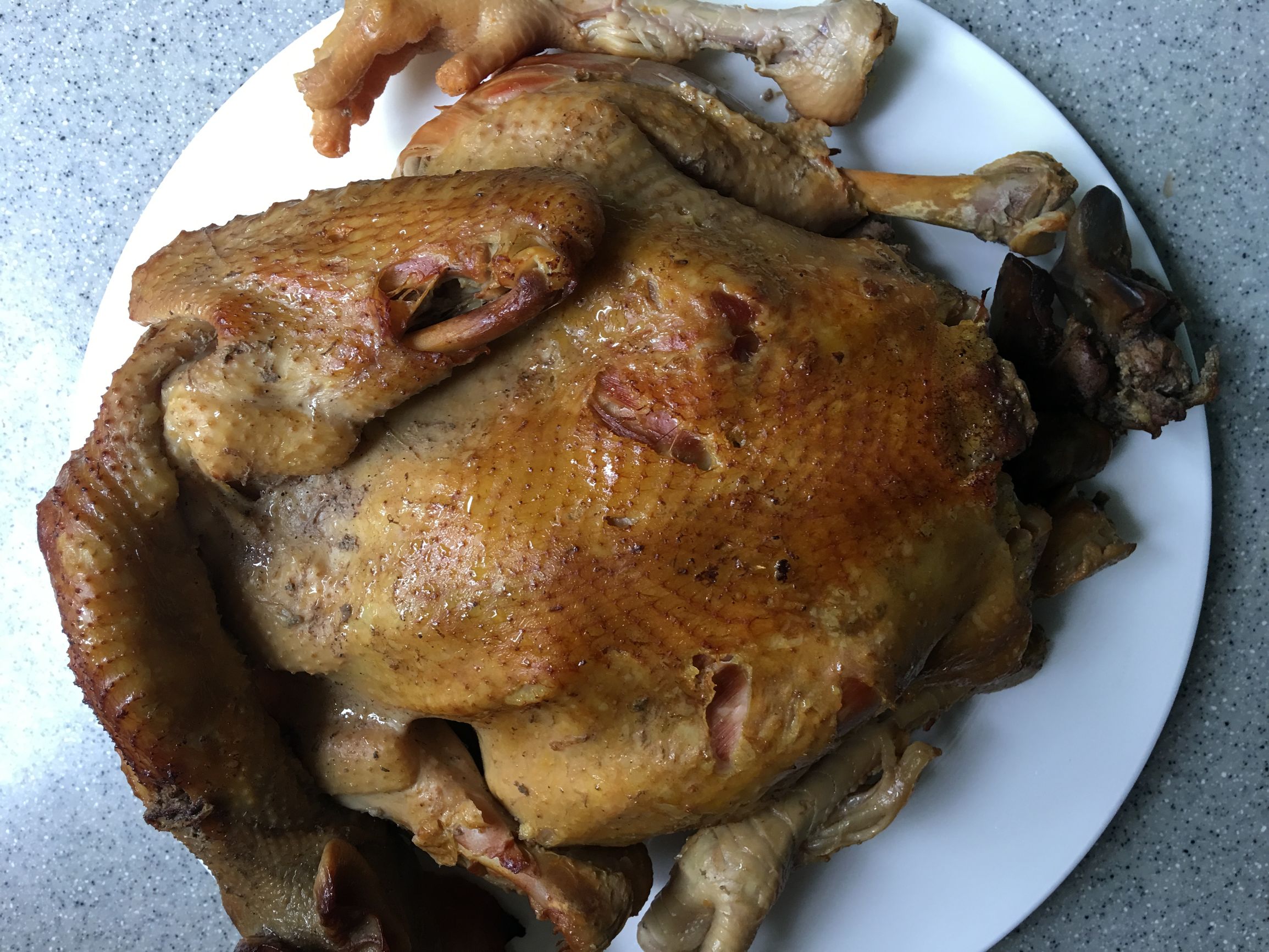 正宗东北熏烧鸡做法,东北老式熏鸡的制作方法