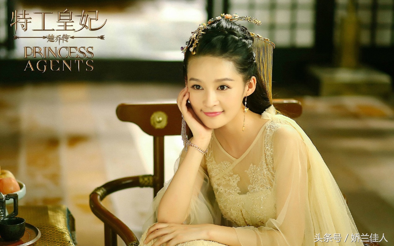 楚乔传李沁装扮比赵丽颖华贵,楚乔传天天向上林更新赵丽颖李沁