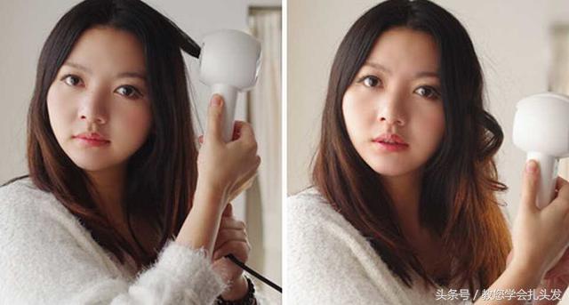 梨花头卷发棒怎么卷,自己卷梨花头教程不用卷发棒