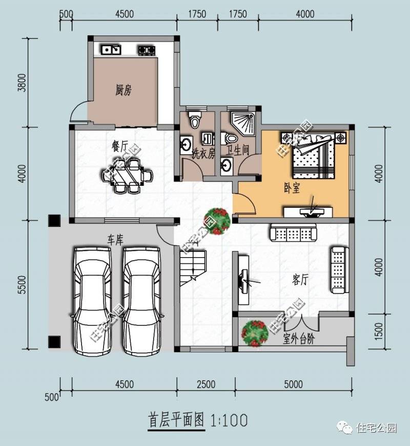 农村小别墅实拍造价100万了解一下,8*8农村经济型二层小别墅