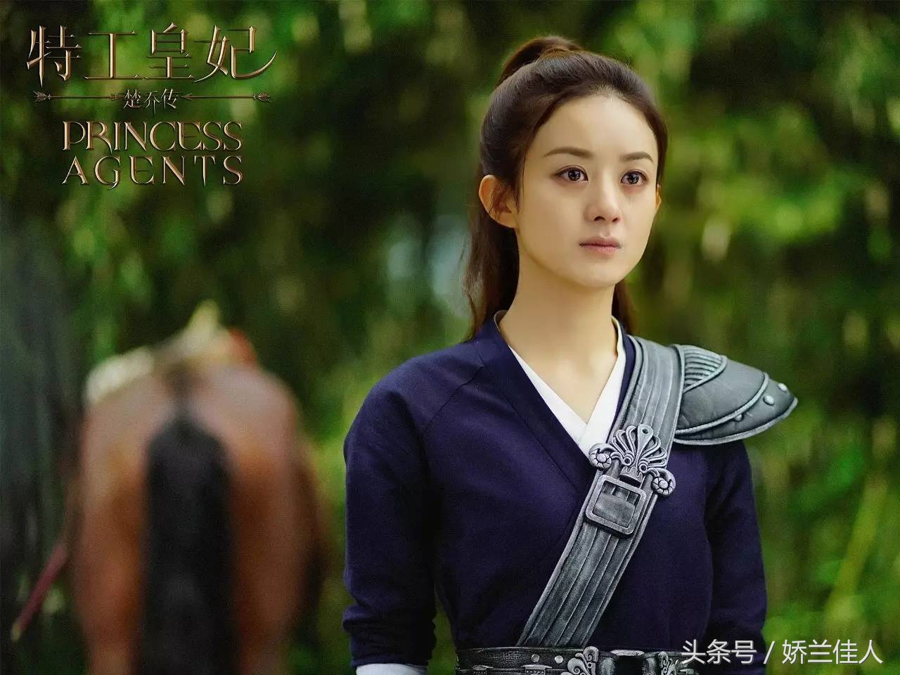 楚乔传李沁装扮比赵丽颖华贵,楚乔传天天向上林更新赵丽颖李沁