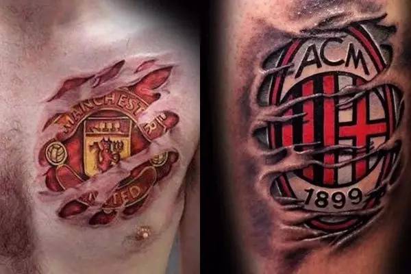 死忠球迷纹身,freestyle纹身