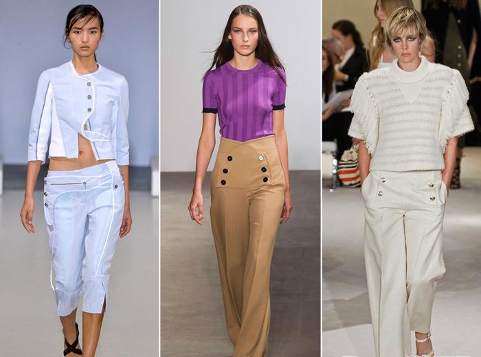 水手裤,水手服夏季穿搭裤子