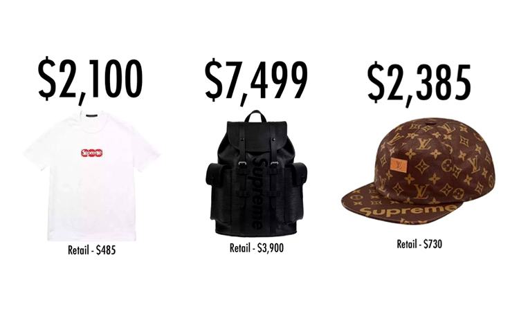 supremexlv卫衣多少钱,supremexlv