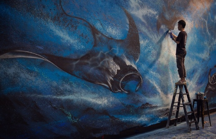 有灵魂的画能治愈一切,行走水墨里的灵魂画者