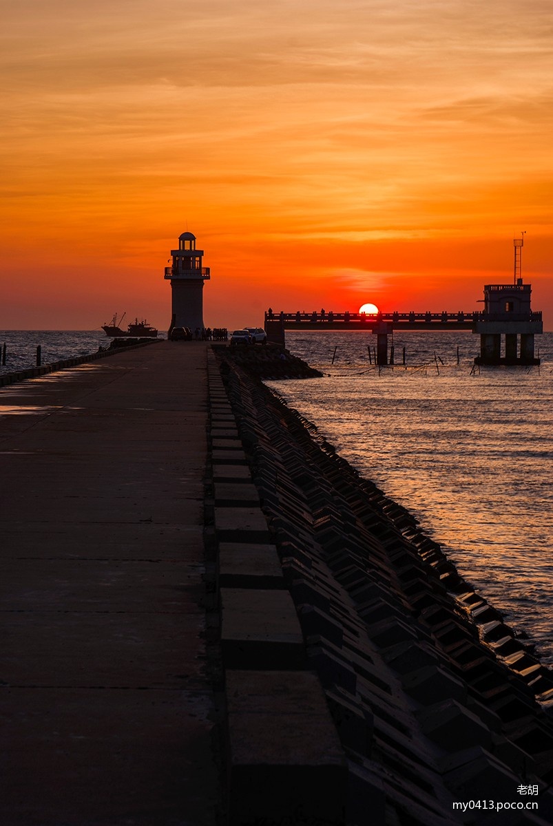 霞浦滩涂霞光,滩涂霞光