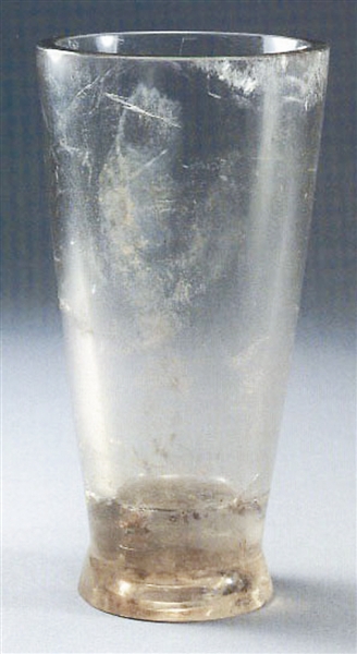 战国水晶杯工艺,杭州出土2400年前的水晶杯