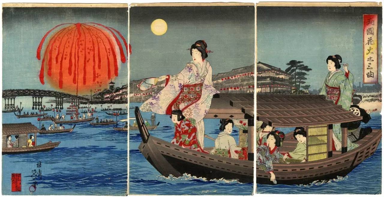 日本花火大会游记,日本花火大会