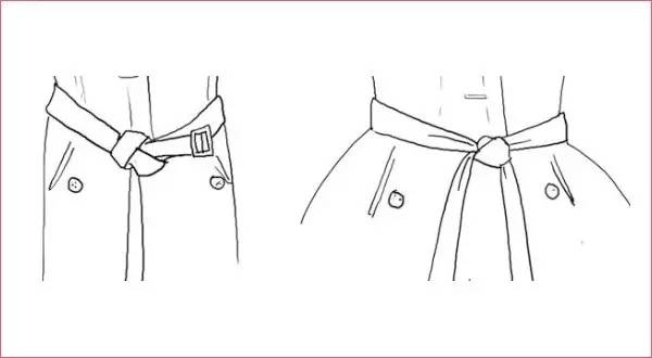 风衣腰带系法蝴蝶结慢动作最简单,风衣的腰带蝴蝶结怎么系