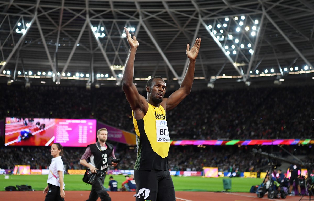 地球上跑得最快的男人退役了，他是史上最好的短跑运动员也是品牌最好的代言人