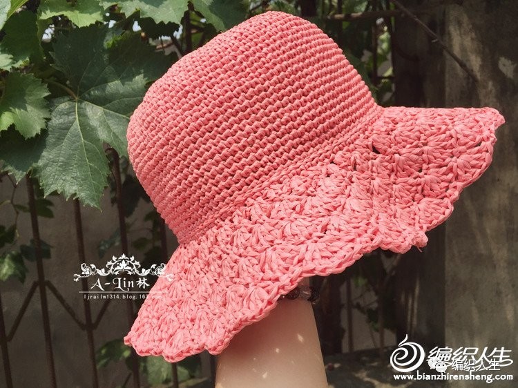4款简单又漂亮的钩针凉帽!出门防晒必备(附编织教程)