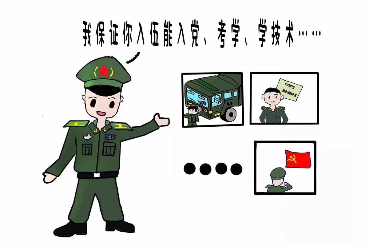 军队廉洁的漫画,部队清正廉洁漫画