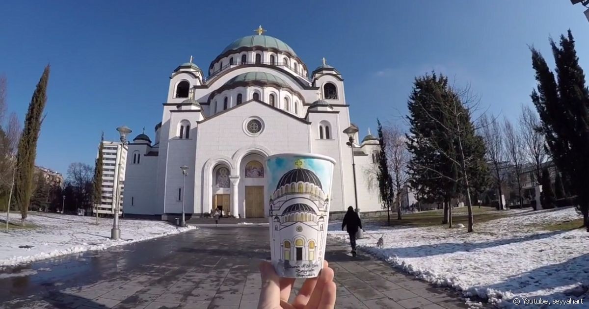 艺术家环游世界，他靠这个技能成为世界网红