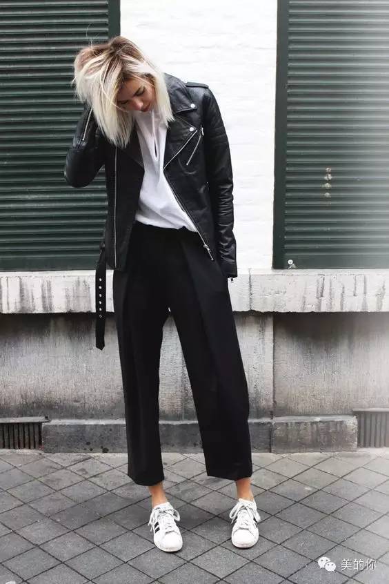 九分裤运动鞋初秋时髦舒适最佳cp,休闲九分裤配高帮运动鞋