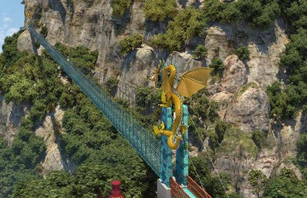 国内刺激的栈道,长假高空玻璃栈道