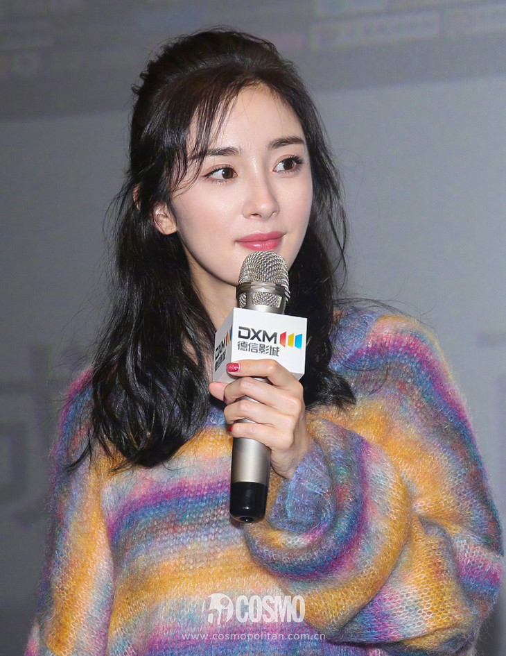 杨幂同款八字卷刘海教程,杨幂同款发型法式刘海