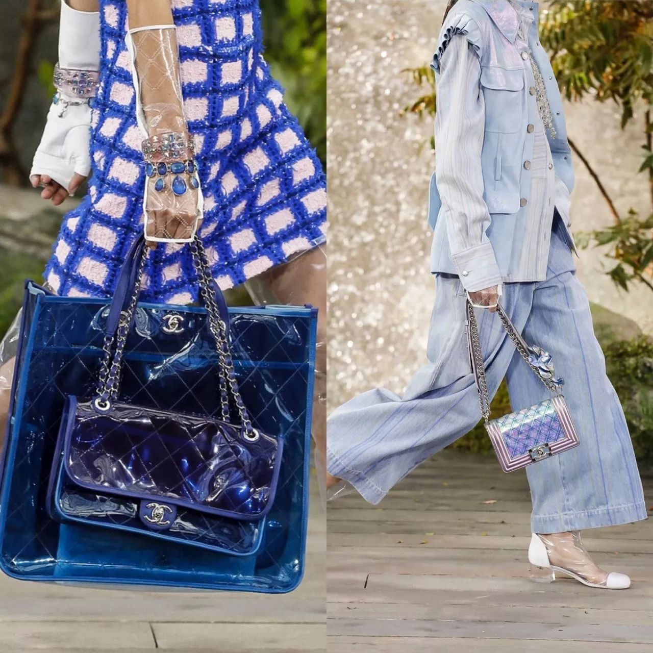 叹为观止！香奈儿把瀑布搬到了大皇宫！猜猜刘雯最近朋友圈发了什么？