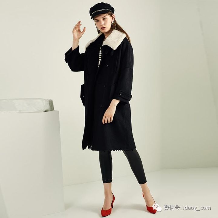 双排扣羊绒大衣怎么穿好看,双排扣系带大衣