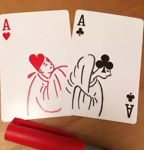 超治愈！数学系大叔用扑克牌画出有趣又暖心的漫画，脑洞折服了整个朋友圈！