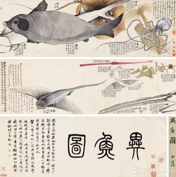 古人画的小动物,绿水青山里面的动物