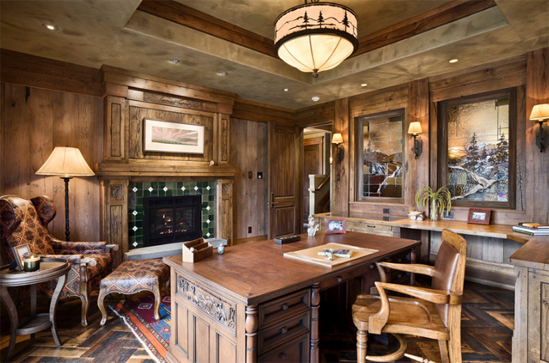 实用家居客厅办公设计,25平米办公家具搭配效果图