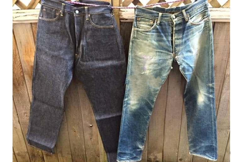 探秘牛仔裤色落篇之日本产Evisu福神NO2直筒版型养3年半（入门首选）