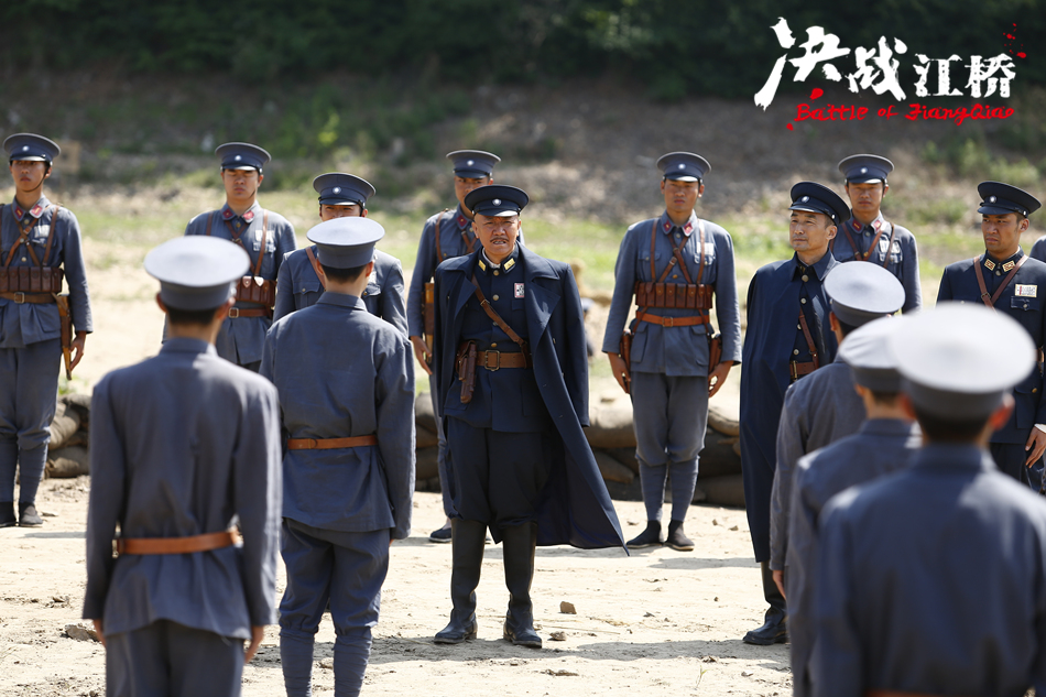 决战江桥的抗日场面,决战江桥抗日