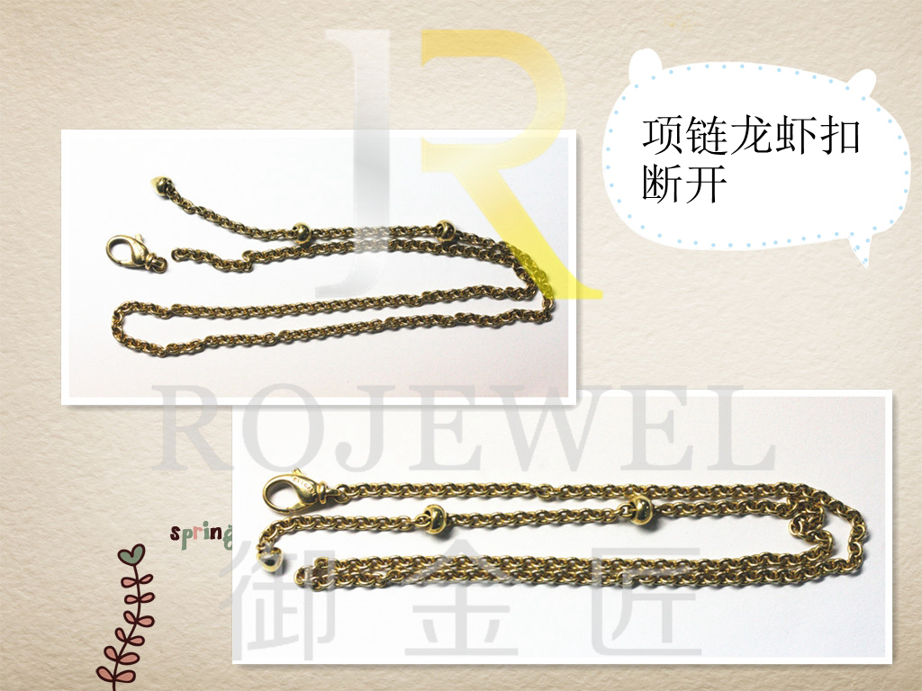 空心珠项链如何修复,珠宝项链修复