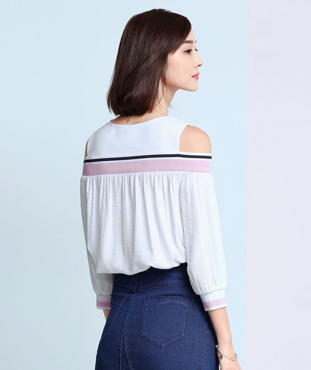 时尚个性收身印花t恤,服装图案印花t恤