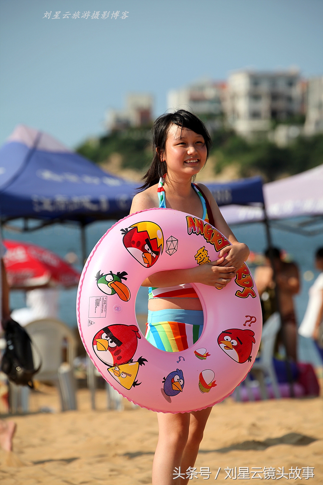 威海旅游女生旅游视频,去威海旅游的女人