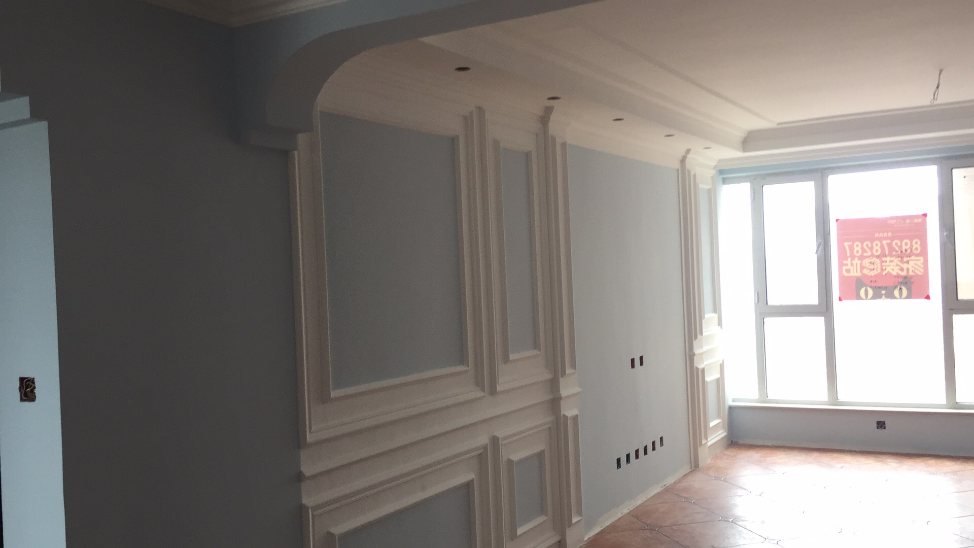 石家*家庄**装e站瑞府美式风装修，邻居都夸好看，纷纷拍照回去照做