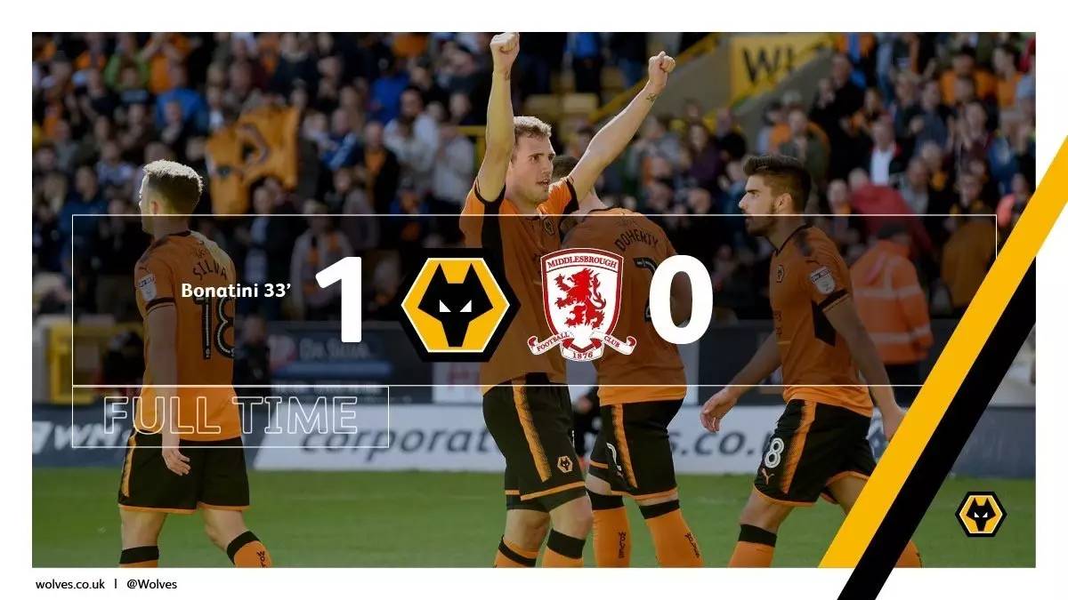 主场1:0战胜米德尔斯堡狼队迎来新赛季开门红