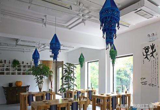 小饭店简洁特色装修效果图,小型餐馆房间装修设计效果图