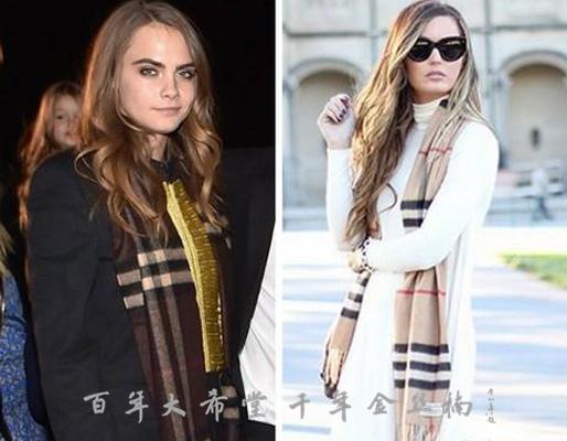 围巾围住头发,很冷围上围巾就不冷了