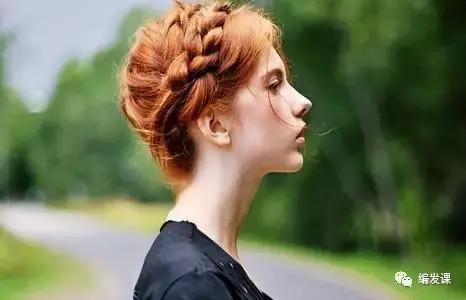 仙女式花环编发,戴头顶花环编发教程图解