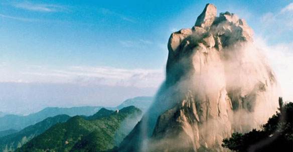 壮美的天柱山,神奇的天柱山雄伟壮观