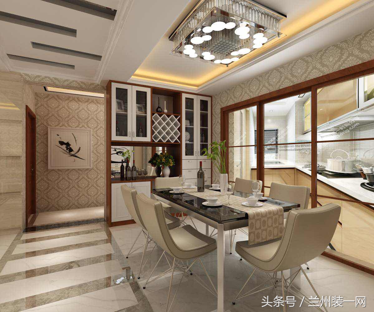 兰州50平米简约装修风格,兰州120平新中式风格装修效果图