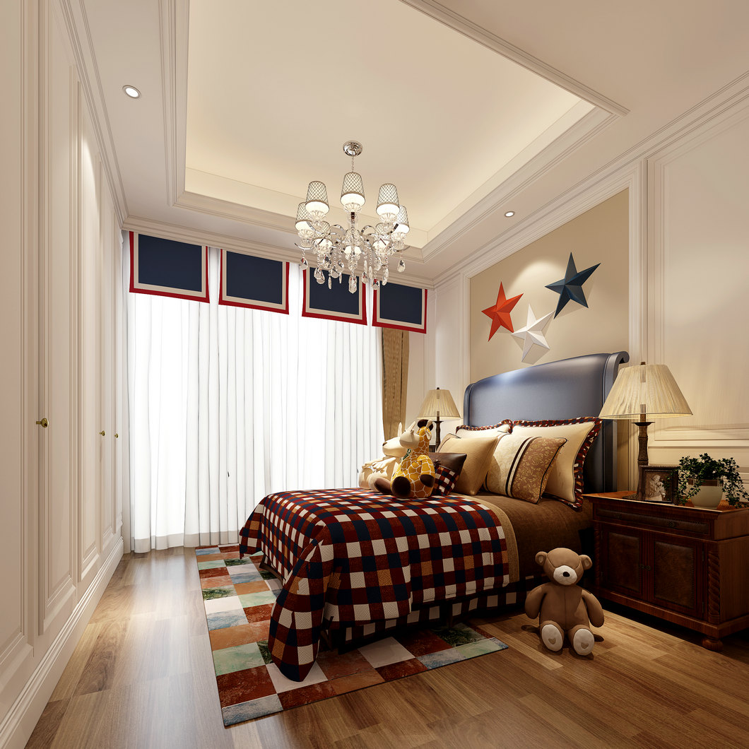 4-5岁儿童房装修风格,7-12岁儿童房装修风格简单