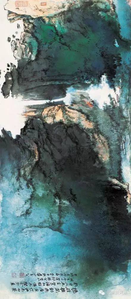 张大千最美的100幅,张大千最美的巨幅山水大荟萃