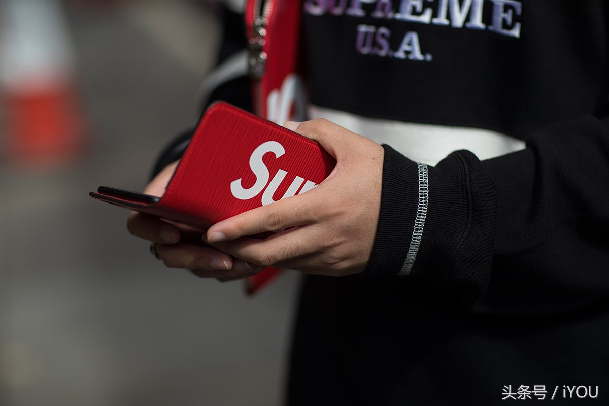 supreme17fw全黑卫衣,supremefw17