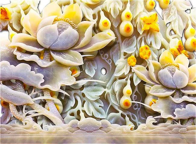 玉雕背景墙,岫岩玉雕背景墙